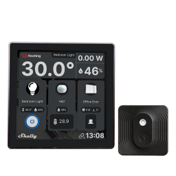 Shelly Wall Display Black + BLU H&T Black   Pantalla T�ctil  BLU  Wi-Fi